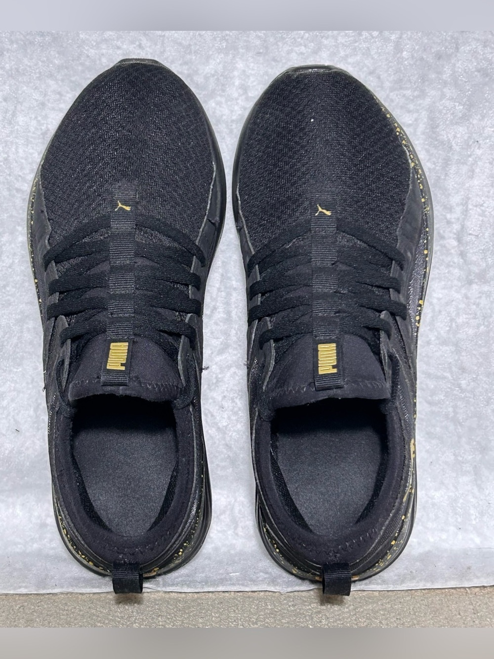 Puma Womens Black Speckle SoftRide Enzo 5 Running Athletic Sneakers Shoes SZ 8.5 - Picture 5 of 11